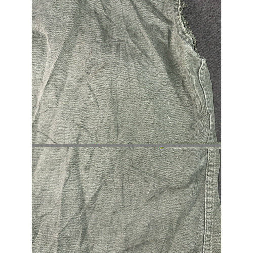 Vintage Military Utility Shirt Cut Sleeves Guaranteed Trooper Fatigues Men’s S - Picture 8 of 9